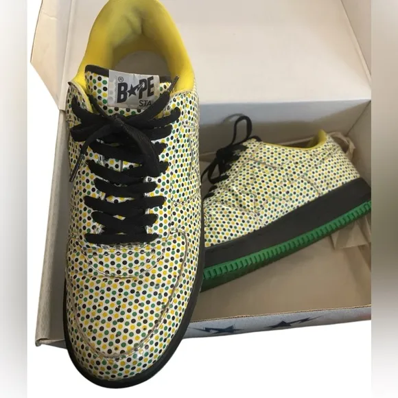 Bape Sta patent leather sneakers Size 13