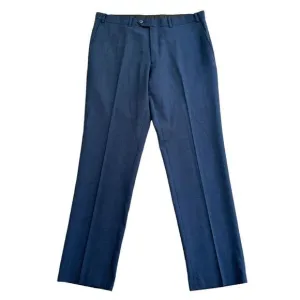 🔃Bar III Men's Blue Slim Fit Straight Leg Wool Suit Dress Pants
