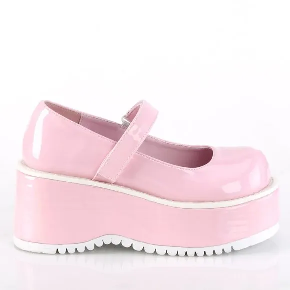 Barbie Barbiecore Platform Hologram Patent Leather Maryjane Shoes