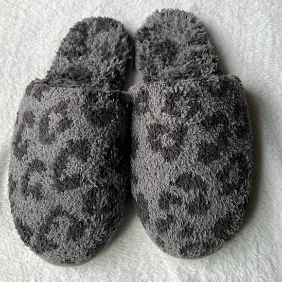 Barefoot Dreams CozyChic Leopard-Print Slippers