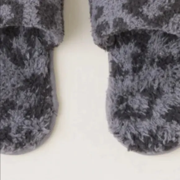 Barefoot Dreams CozyChic Leopard-Print Slippers