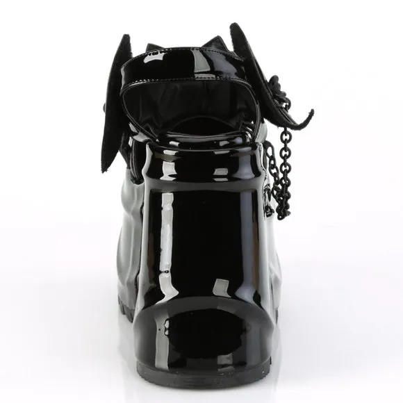 Bat Wedge Platform Gothic Egirl Shoes