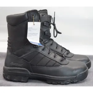 Bates Side Zip Waterproof Tactical Black Ankle Boots Size 9