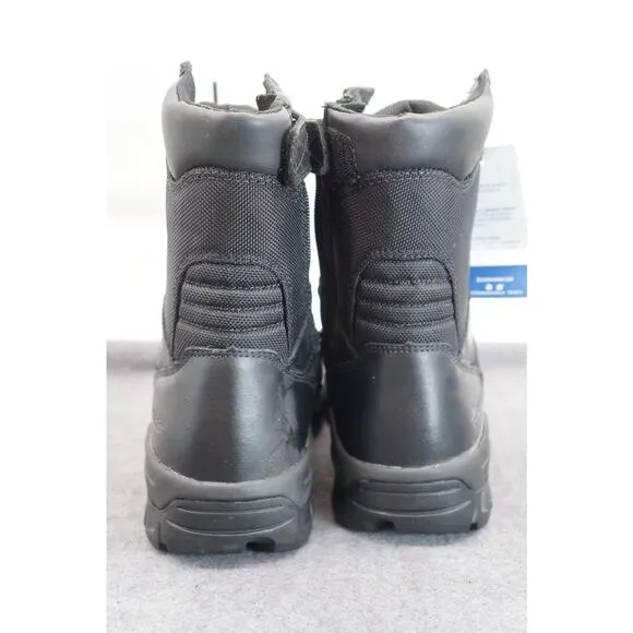 Bates Side Zip Waterproof Tactical Black Ankle Boots Size 9