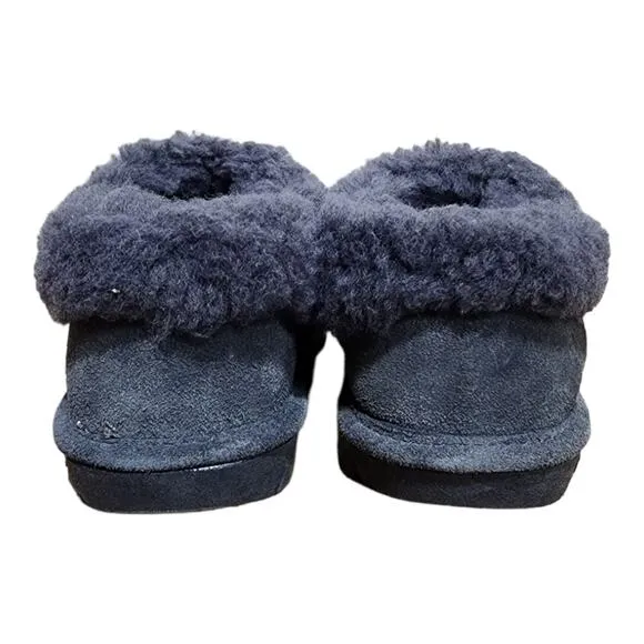 Bearpaw Casual Slippers &quot;Alice&quot; Knit Suede Kid's Size 2Y