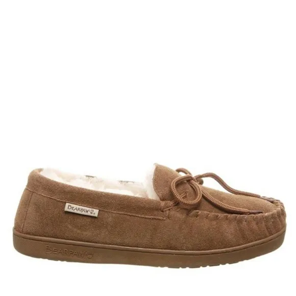 BEARPAW Men's Moc II Slippers Hickory WIDE