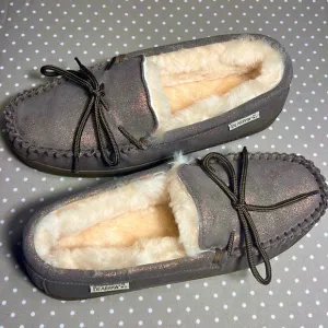 Bearpaw Moc II genuine Suede Slippers