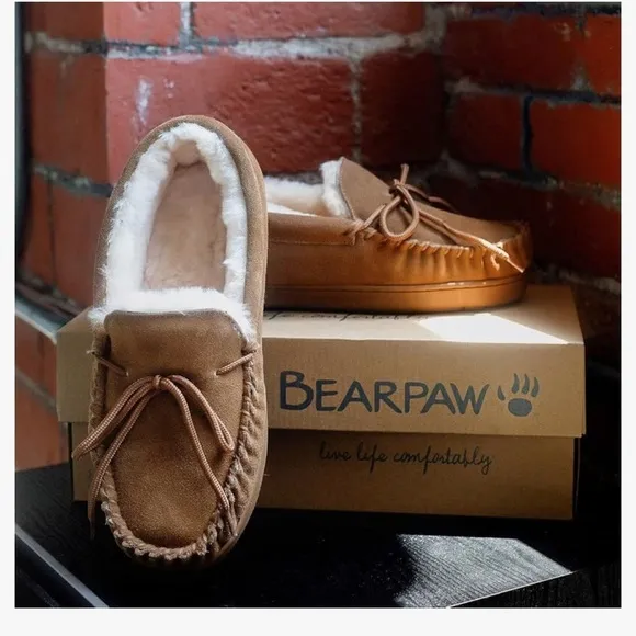 Bearpaw Moc II Men's Slippers NEW Sz 9