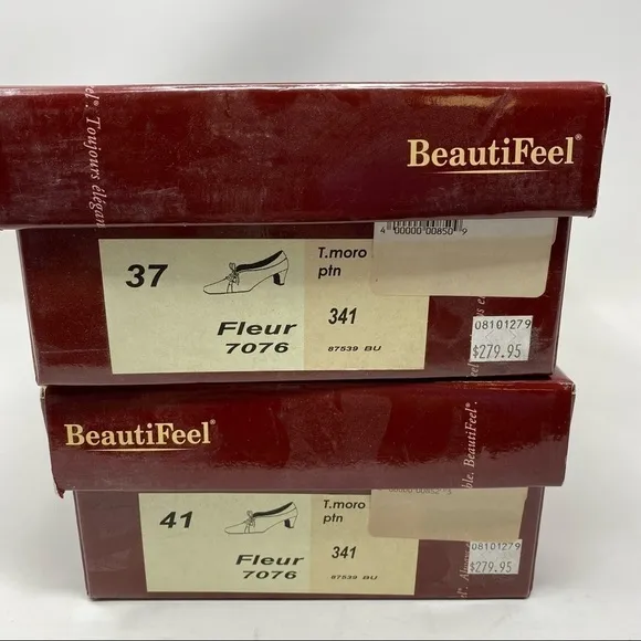 Beautifeel Fleur T. Moro patent leather lace up pump