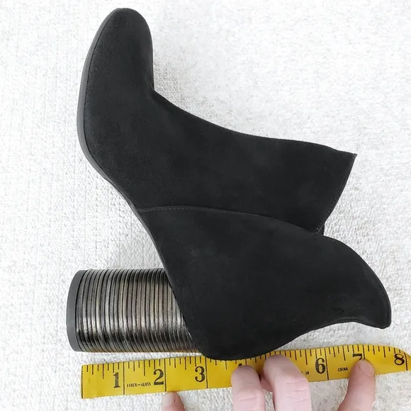 BeautiFeel Liana Ankle Boots Black Suede Heeled Bootie
