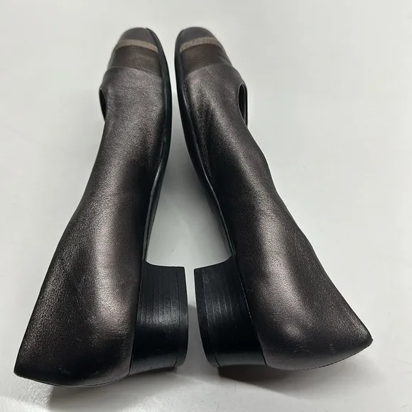 Beautifeel Low Pump Heels Heeled Shoes Round Toe Orthopedic Metallic Silver 38 7