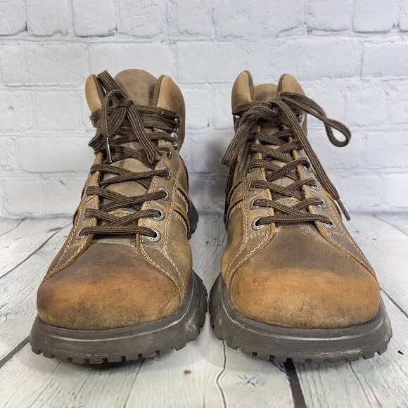 Bed Stu Chukka Boots Men Size 11 US 44 EU Brown Distressed Chunky Hammer Vintage