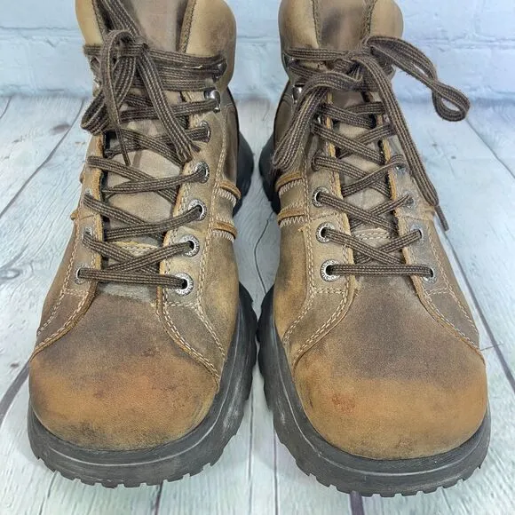 Bed Stu Chukka Boots Men Size 11 US 44 EU Brown Distressed Chunky Hammer Vintage