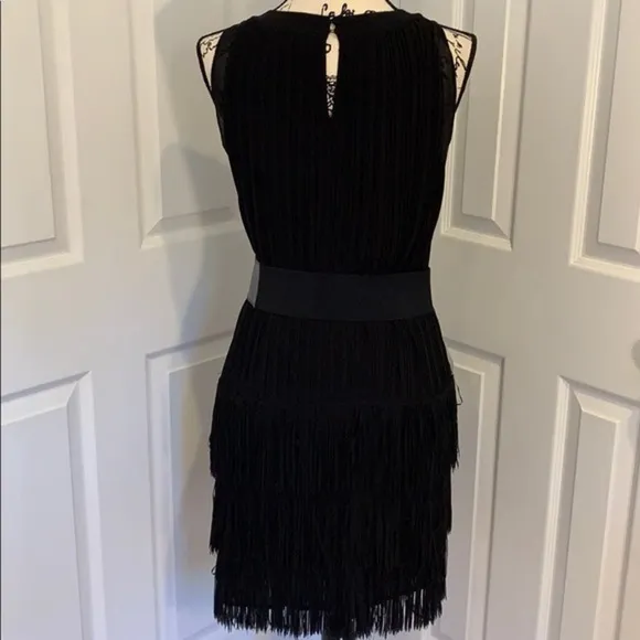 Belle Badgley Mischka Pleated Sheath Dress