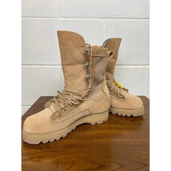 Belleville 790G Military Combat Boots Gore-Tex Waterproof Tan 03.5 XW - NEW