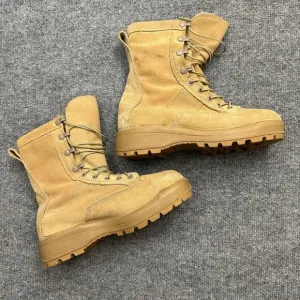 Belleville Gore-Tex Men's 6 Boots Tan Suede Waterproof Military Combat Boots