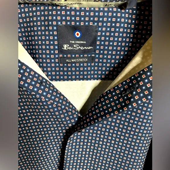 Ben Sherman Slim Fit Shirt Size 16-16.5 32/33