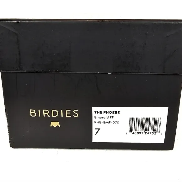 Birdies The Phoebe Slide in Emerald NIB