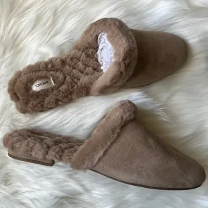 BIRDIES Women’s Songbird Faux Fur slippers
