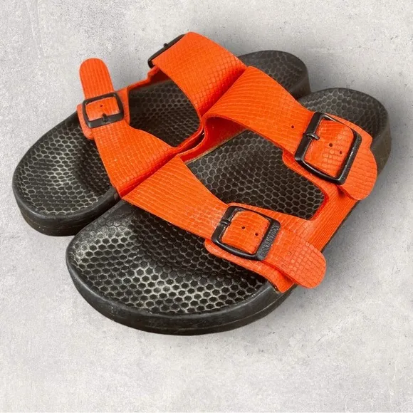 Birkenstock Birki’s Madura Chocolate Brown Patent Leather Sandals Shoes  L M