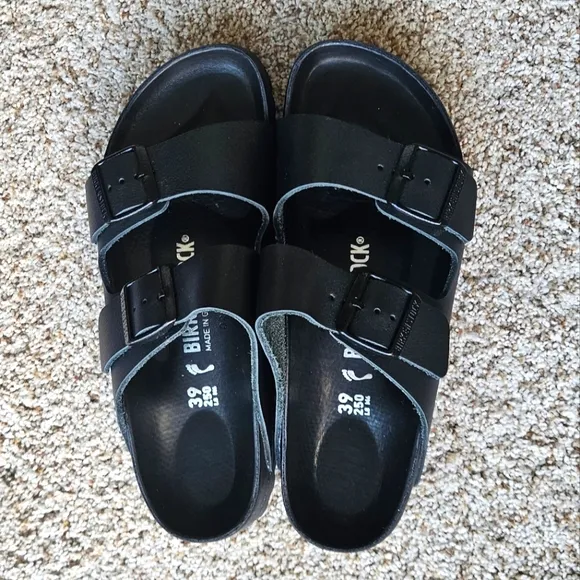 Birkenstock *Exquisite* Arizona Leather Black 1022431 Women's Size 39