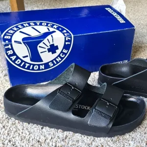 Birkenstock *Exquisite* Arizona Leather Black 1022431 Women's Size 39