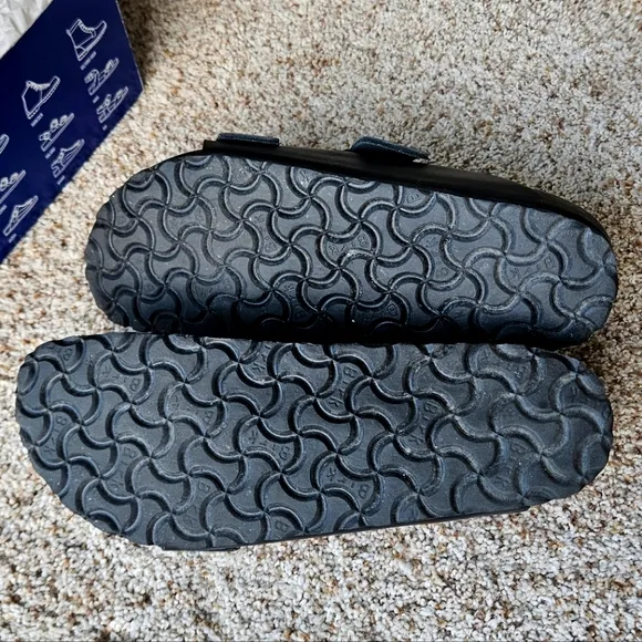 Birkenstock *Exquisite* Arizona Leather Black 1022431 Women's Size 39