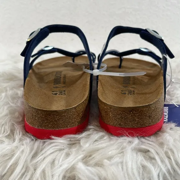 BIRKENSTOCK Ladies’ Mayari Dress Blue Patent Birko-flor Sandal Size 10 NEW