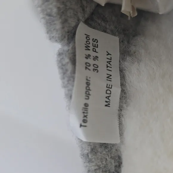 Birkenstock Zermatt Rivet Gray Wool Slippers Kids US K11
