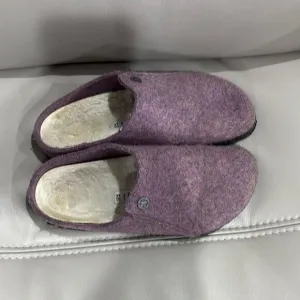 Birkenstock Zermitt Outdoor Purple Wool Slippers