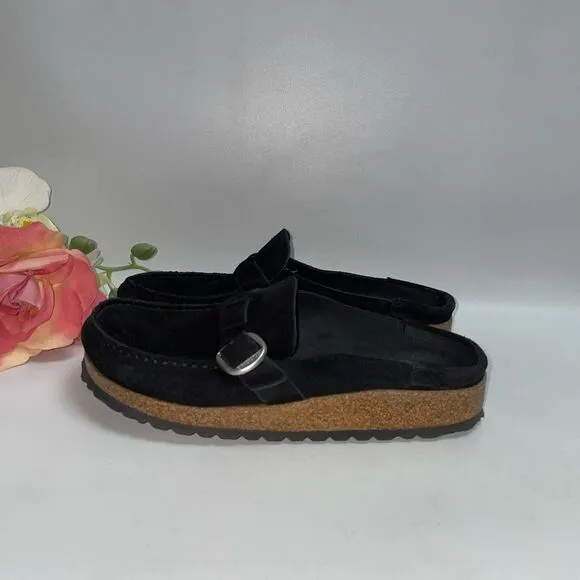 Birkenstock Buckley Woman’s Suede Slip-On Shoes