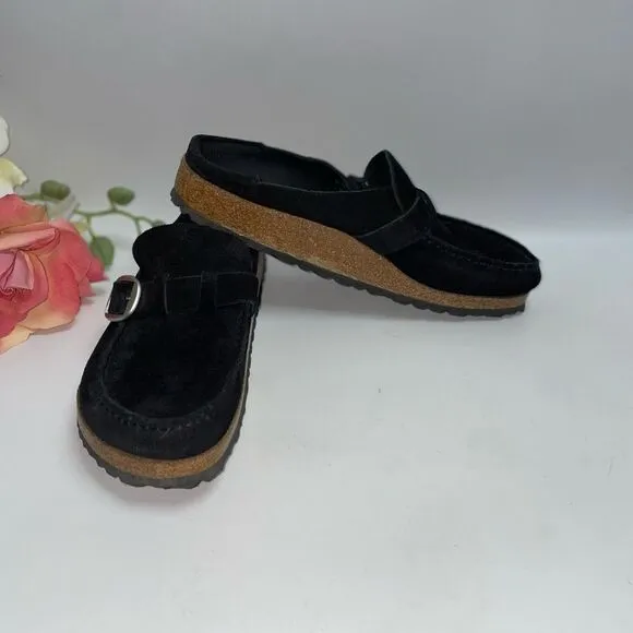 Birkenstock Buckley Woman’s Suede Slip-On Shoes