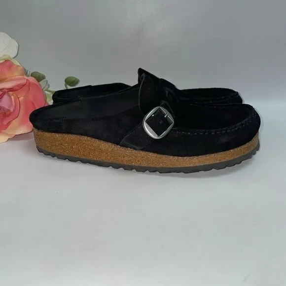 Birkenstock Buckley Woman’s Suede Slip-On Shoes