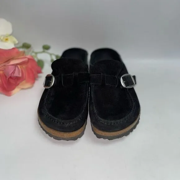 Birkenstock Buckley Woman’s Suede Slip-On Shoes
