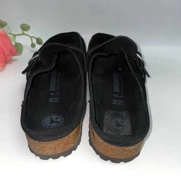 Birkenstock Buckley Woman’s Suede Slip-On Shoes