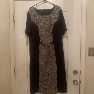 Black and Tan Dress