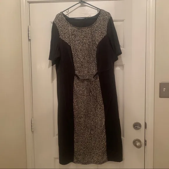 Black and Tan Dress