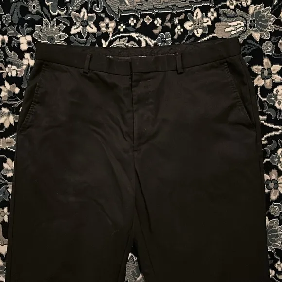 Black Calvin Klein Men’s Slim Fit Dress Pants