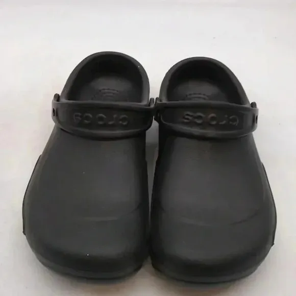 Black Crocs Bistro Slip Resistant Work Shoes W8 M6