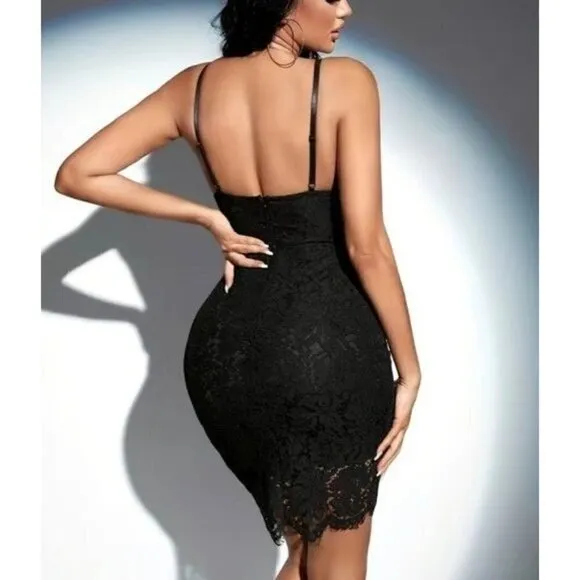 Black Glamour Girl Black Dress