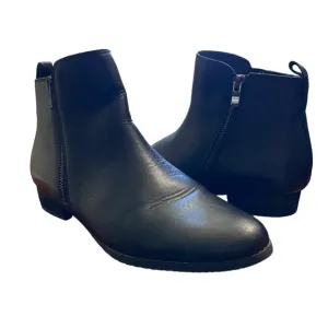 Blondo Sz 9M Black Ankle Leather Boots Waterproof