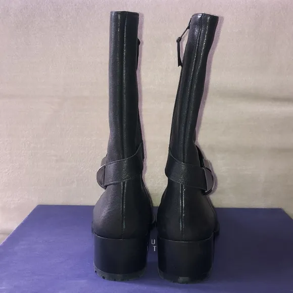 BNWT Stuart Weitzman size 9 black Skiparound Nappa leather boots