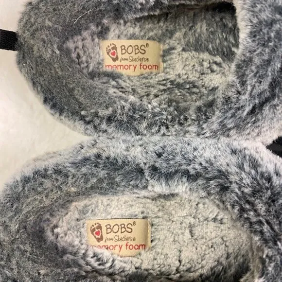 BOBS From‎ Skechers Keepsakes Ice Angel Mules Slippers, size 9.5 LIKE NEW