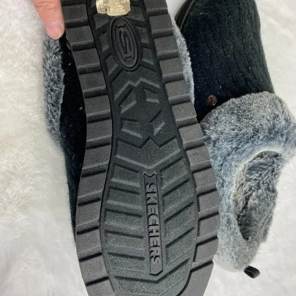 BOBS From‎ Skechers Keepsakes Ice Angel Mules Slippers, size 9.5 LIKE NEW