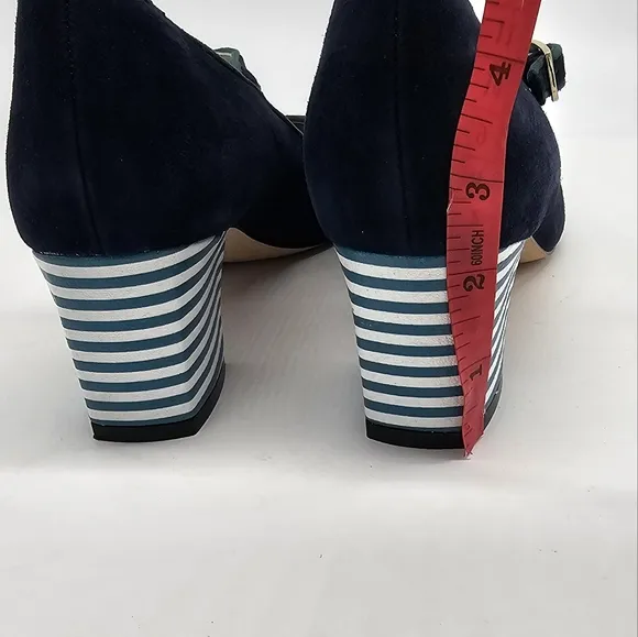 Boden Mary Jane Chunky Heel Shoes 38.5