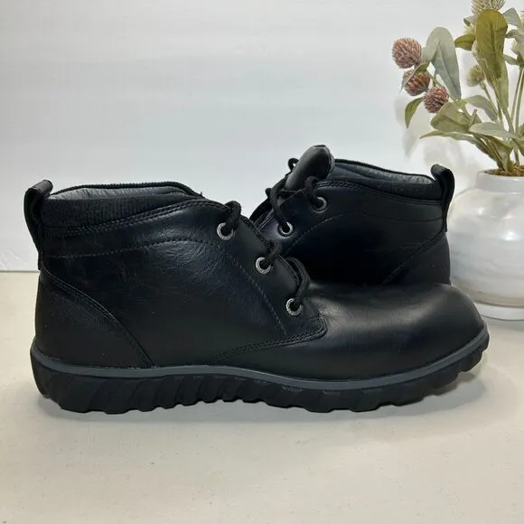 Bogs Casual Chukka Leather Waterproof Dura Fresh Boots Shoes Men's 10.5 NWOB