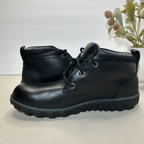 Bogs Casual Chukka Leather Waterproof Dura Fresh Boots Shoes Men's 10.5 NWOB