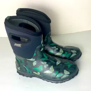 Bogs Classic Mid Rise Neo Tech Butterfly Boots size 7