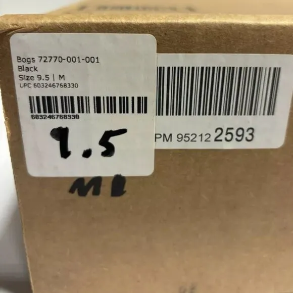 Bogs Men’s Shale Mid Composite Toe Work Boots Black, Size 9.5 M