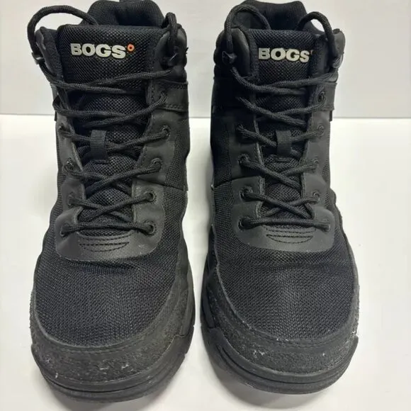 Bogs Men’s Shale Mid Composite Toe Work Boots Black, Size 9.5 M